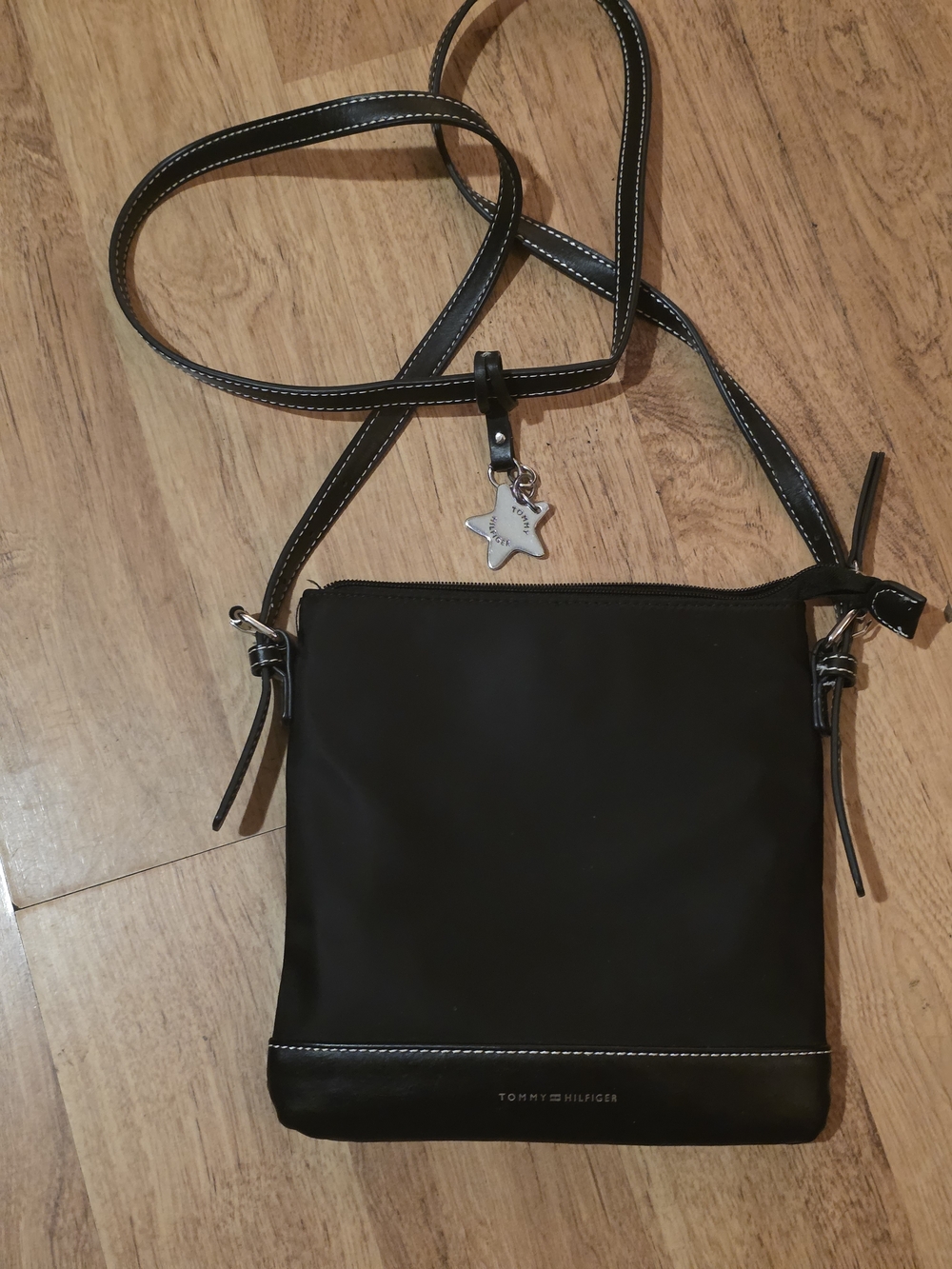 Tommy Hilfiger Black Crossbody Bag With Star Hangtag